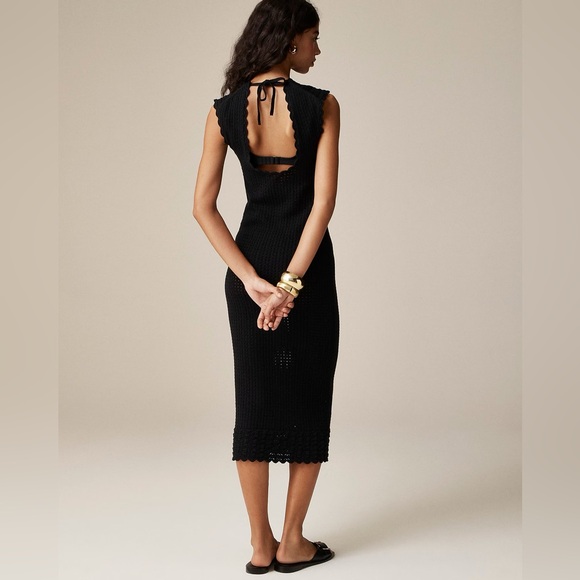 J.Crew Crochet open-back midi dress CA717 - Picture 2 of 13